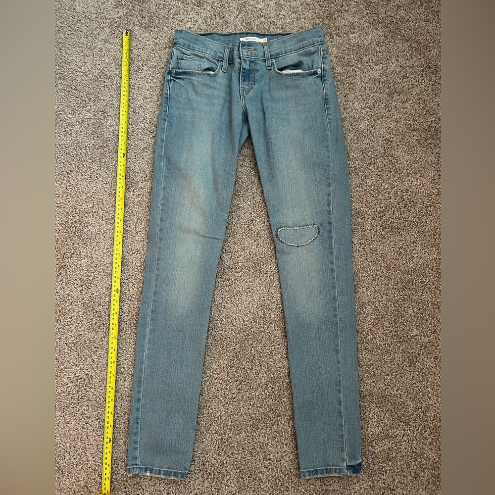 LEVI’s Women 524 fade into blue skinny jeans (s.26)